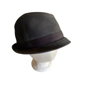 Gray American Rag Cotton Fedora One Size